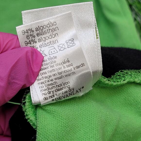 Lacoste Polo Shirt Large 22x28 Patch-Logo Colorblock - Picture 9 of 14